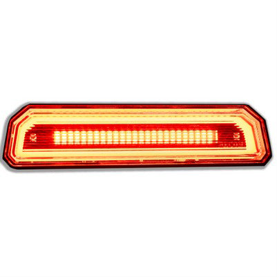 2018-21 Wrangler JL RED Ultra High Power OLED 3rd Brake Light, Clear Lens