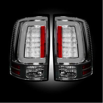 2013-18 Ram 1500/2500/3500 OLED Tail Lights , Clear Lens (Fits trucks with OE LED taillights)
