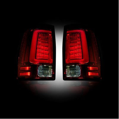 2013-18 Ram 1500/2500/3500 OLED Tail Lights , Red Lens (Fits trucks with OE LED taillights)