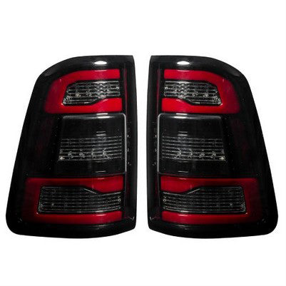 2019-24 Ram 1500 OLED taillights, smoked, w/o blind spot sensors (Replaces Factory OEM LED Tail Lights)