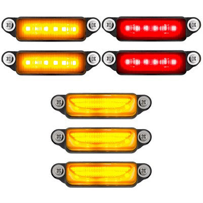2021-24 Ram 1500 TRX 7-Piece Fender & Hood Light Kit Smoked Lens w/ Amber LED Running Lights w/ Startup Light Sequence