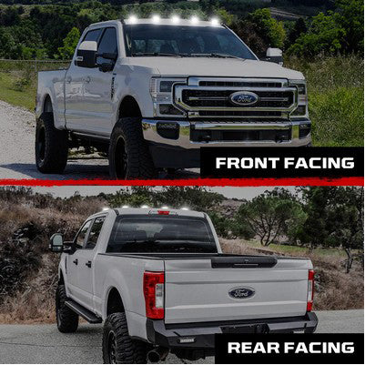 2017-24 Superduty (5-Piece Set) Amber Cab Roof Light Lens