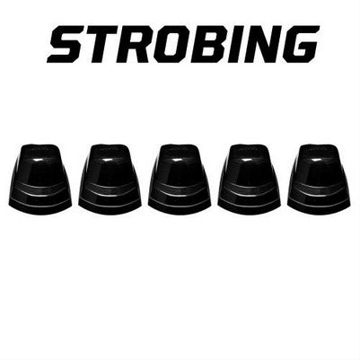 2017-23 Superduty Smoked Cab Roof Lens set with White & Amber Strobe LED’s & White or Amber Running Light LEDs Complete Kit With Wiring & Hardware (for trucks with OE cab lights)