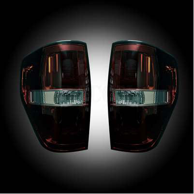 2009-14 F150 & Raptor OLED TAIL LIGHTS, Dark Red Smoked Lens