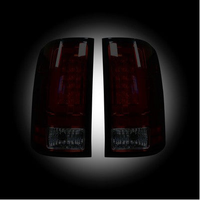 2007-13 GMC Sierra (Exc Dually) Red smoked oLED Taillights