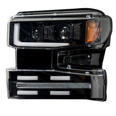 2019-21 Silverado 1500 Halogen Projector headlights, Smoked/Black