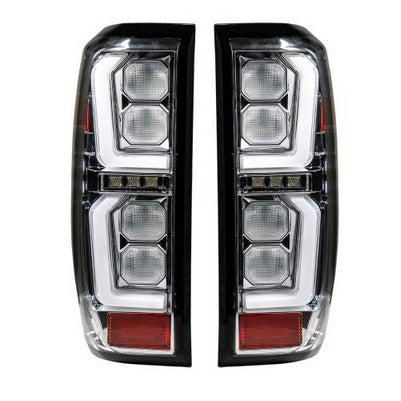 2019-24 Sierra 1500, 2020-23 Sierra 2500/3500 OLED Taillights, Clear Lens (Only fits trucks with OE LED Taillights)