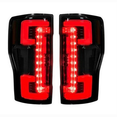 2020-22 Superduty (with OE halogen) OLED TAIL LIGHTS - Smoked Lens