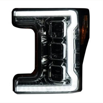 2020-22 Superduty (with OE Halogen) Projector headlights - Clear / Chrome