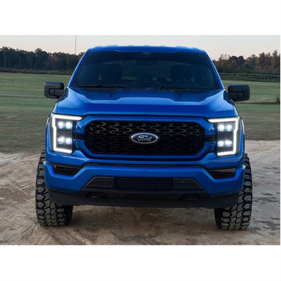 2021-23 F150 LED HEADLIGHTS - Clear / Chrome