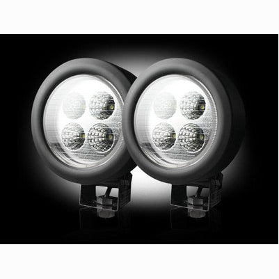 LED Driving/Utility Light Kit w Round Circle Shaped Housing, clear