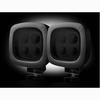 LED Driving/Utility Light Kit w Square Shaped Housing, smoked