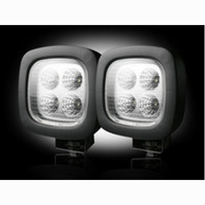 LED Driving/Utility Light Kit w Square Shaped Housing, clear