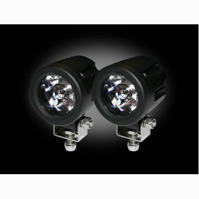 Ultra High Power 10-Watt 3000 Lumen LED Round Driving w/ 6000K White LEDs,