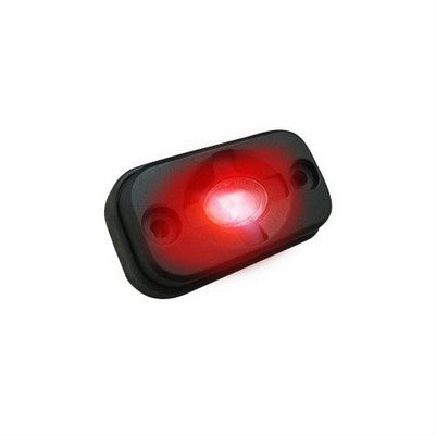Under Body/Wheel Well Mounted Rectangular Ultra High Power 15-Watt 1600-Lumen, red