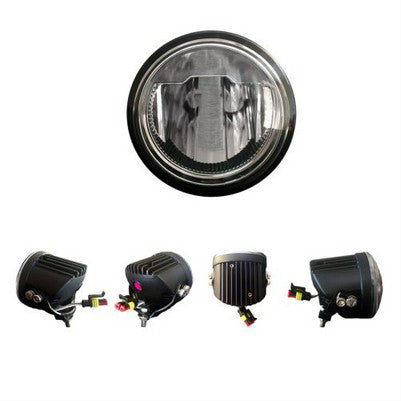 5 inch Round 4000 Lumen High Intensity 6000K 18-Watt LED Driving Light Kit