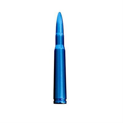 .50 Cal Bullet Shaped Aluminum 5 inch Antenna, BLUE