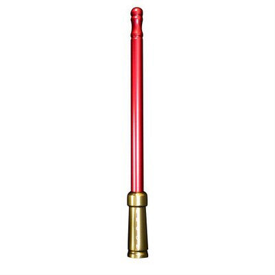 Aluminum 8 inch Antenna, Garnet & Gold