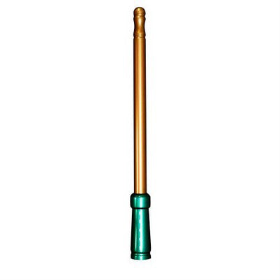 Aluminum 8 inch Antenna, Orange & Green