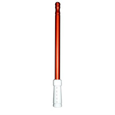 Aluminum 8 inch Antenna, Burnt Orange & White