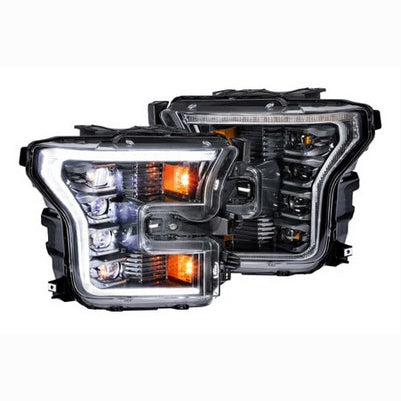 XB LED Headlights: Ford F150 (15-17) (Pair / ASM / White DRL) (Gen 2)