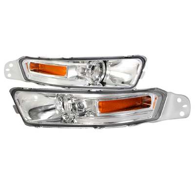 2005-08 Ford Mustang Euro Style Bumper Lens, Chrome