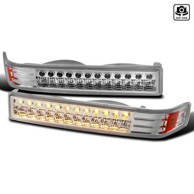 1998-04 Chevy S10/ GMC Sonoma Chrome LED Bumper Lights