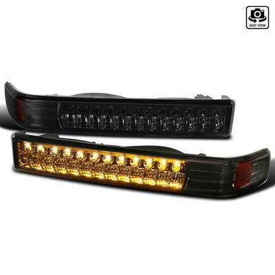 1998-04 Chevy S10/ GMC Sonoma Black LED Bumper Lights