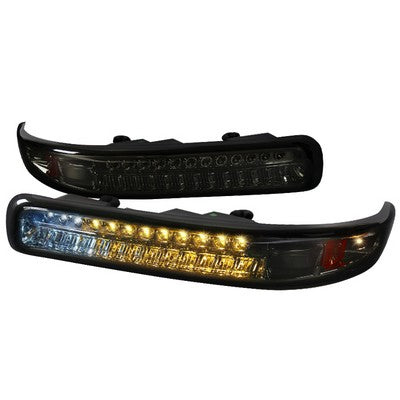 1999-02 Silverado/2000-06 Tahoe & Suburban Chrome LED Bumper Lights