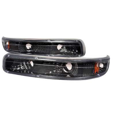 1999-02 Silverado 00-06 Suburban/Tahoe crystal black park lights