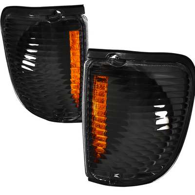 1992-06 Ford Econoline Corner Lights w/Amber Reflectors, Black