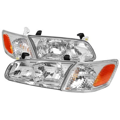 2000-01 Toyota Camry Headlight Set- Chrome