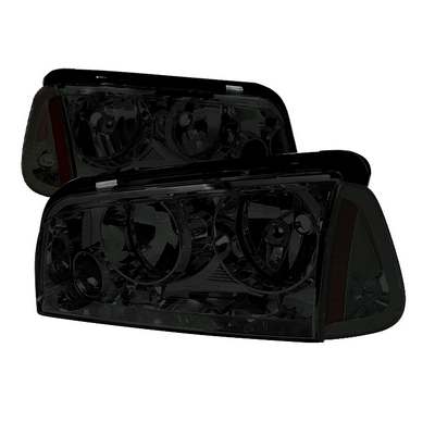 2005-10 Dodge Charger Headlights And Corner Lights - Smoke