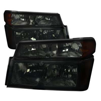 2004-12 Chevrolet Colorado Headlight And Corner Light Set, Smoked