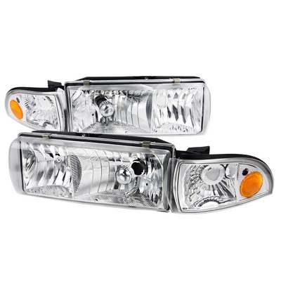 1994-96 Chevy Impala Chrome Headlights