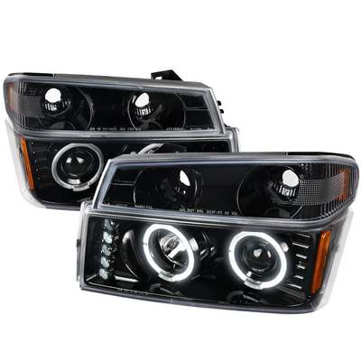 2004-11 Chevrolet Colorado Canyon Combo: 04-11 Proj H.L + Corner Lights Gsy Bk