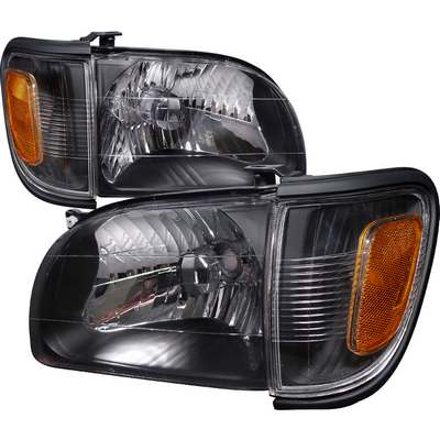2001-04 Toyota Tacoma Headlights + Corner, Black