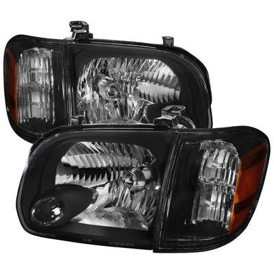 2005-06 Toyota Tundra Headlight And Corner Light Set, Black