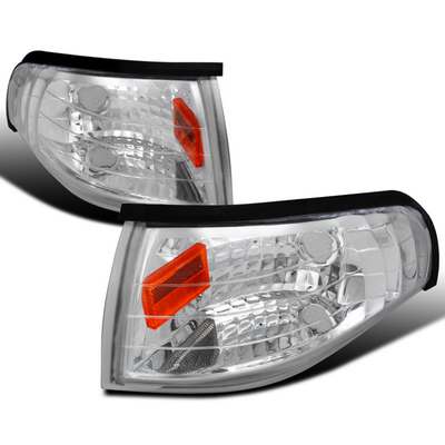 1994-98 Ford Mustang Corner Lights, Chrome