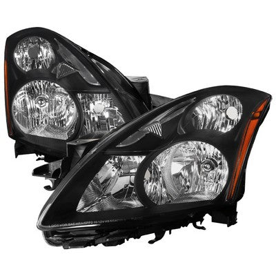 2010-12 Nissan Altima Headlights- Black
