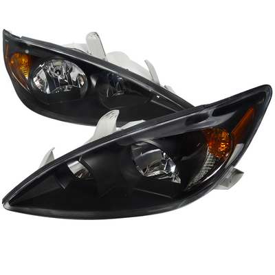 2002-04 Toyota Camry Headlights, Black