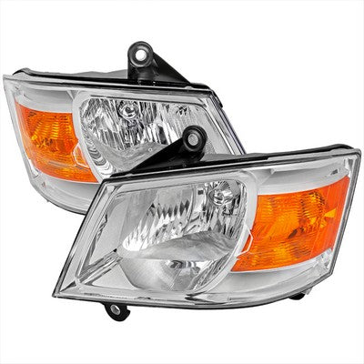 2008-10 Dodge Caravan Headlights- Chrome