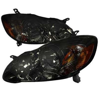 2003-08 Toyota Corolla Smoked Euro Headlights