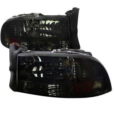 1997-04 Dodge Dakota Smoked Headlight