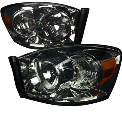 2006-08 Ram Euro Headlight Smoke Lens