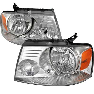 2004-08 F150 Euro Headlights, Chrome