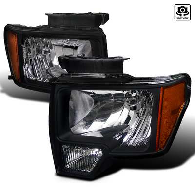 2009-14 F150 Euro black head lights