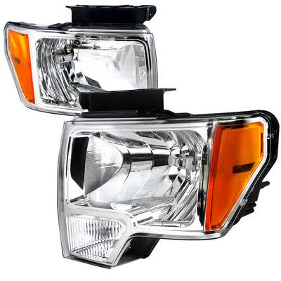 2009-14 F150 Chrome Euro Headlights