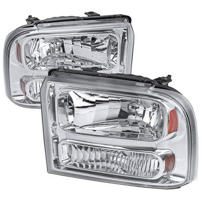 2005-07 Superduty Smoke Euro Headlights