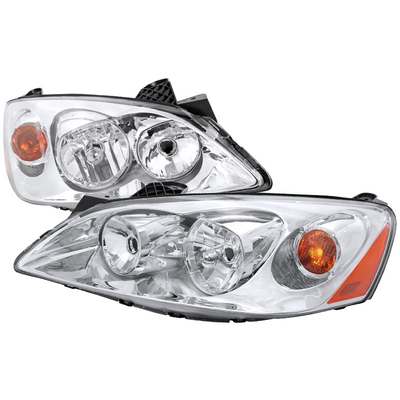 2005-10 Pontiac G6 Clear Euro Headlights with Amber Reflector